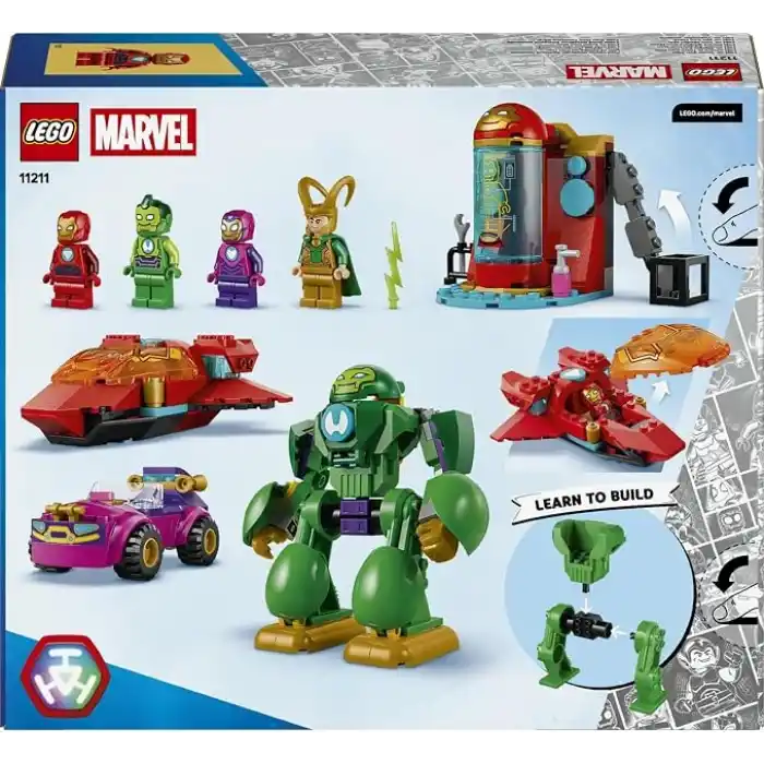 LEGO Marvel Iron Man ve Arkadaşları Loki Iron Man Takımına Karşı 11211