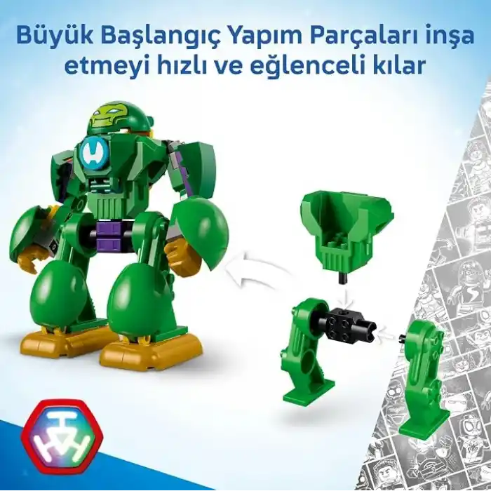 LEGO Marvel Iron Man ve Arkadaşları Loki Iron Man Takımına Karşı 11211