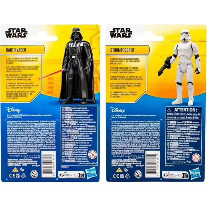 Star Wars Epic Hero Serisi Darth Vader & Stormtrooper Çoklu Paket, 10 cmlik Aksiyon Figürü ve Aksesuarı, 4 Yaş Kız ve Erkek Çocuklar İçin Oyuncaklar
