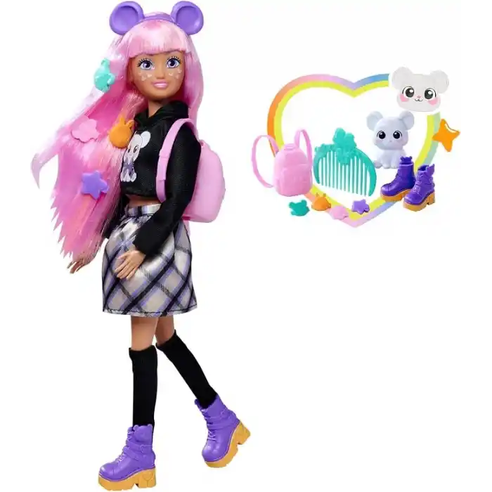 SIMBA, 105953976, Kawaii Hi Cora, Oynar Eklemli Tasarım, Aksesuarlı, Sevimli Hayvan Figürü, 26 Cm