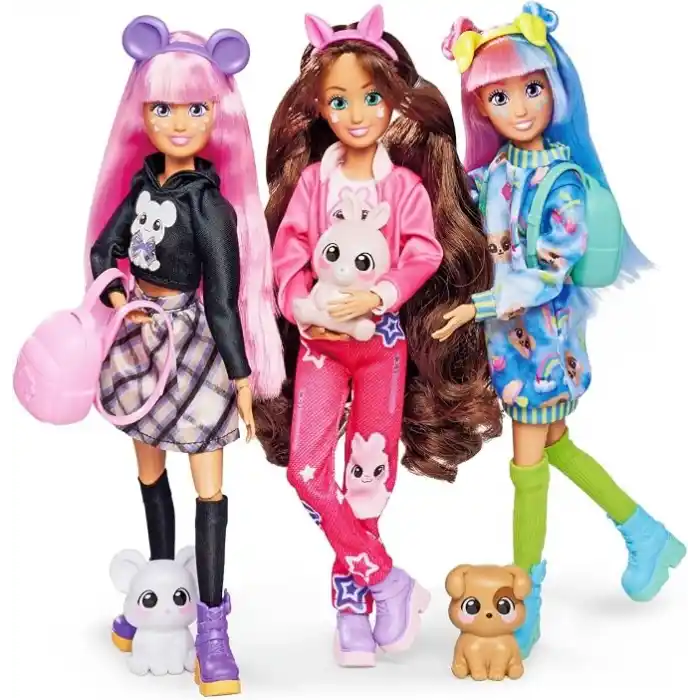 SIMBA, 105953976, Kawaii Hi Cora, Oynar Eklemli Tasarım, Aksesuarlı, Sevimli Hayvan Figürü, 26 Cm