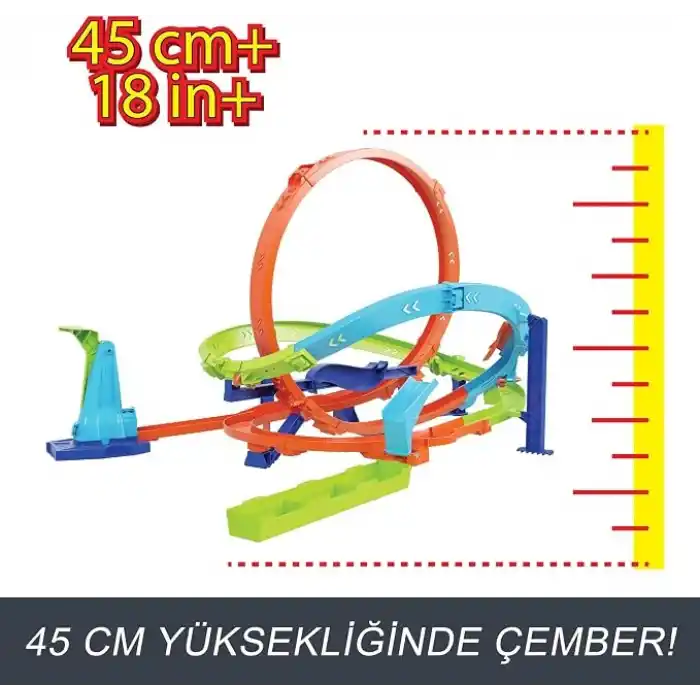 Hot Wheels® Bumerang Çemberli Yarış Pisti