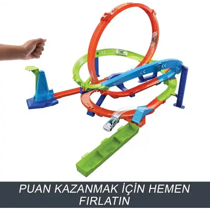 Hot Wheels® Bumerang Çemberli Yarış Pisti