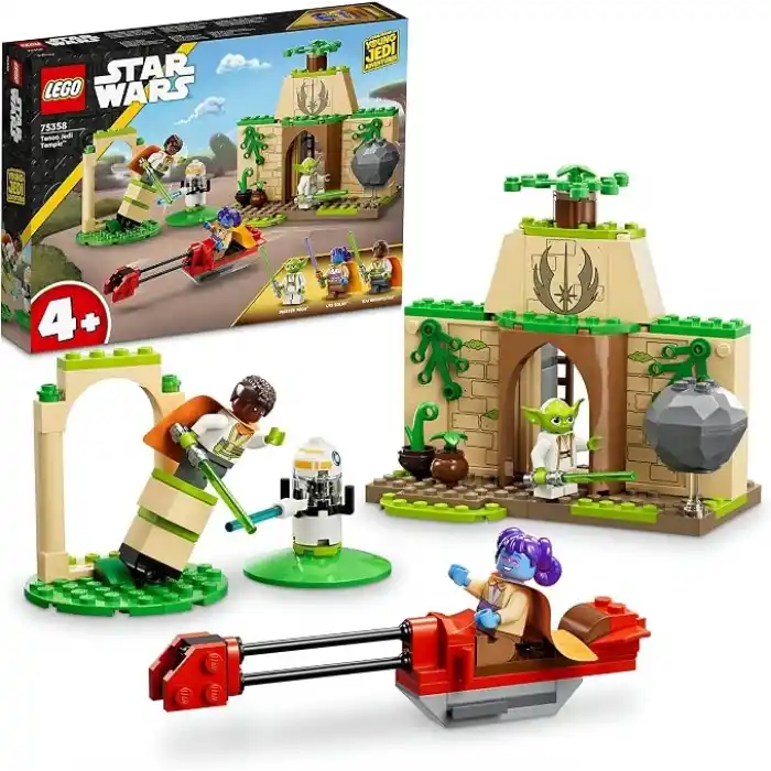 LEGO Star Wars Tenoo Jedi Temple 75358-4 Yaş ve Üzeri Star Wars Seven Çocuklar için Başlangıç Düzeyinde Yaratıcı Oyuncak Yapım Seti (124 Parça)