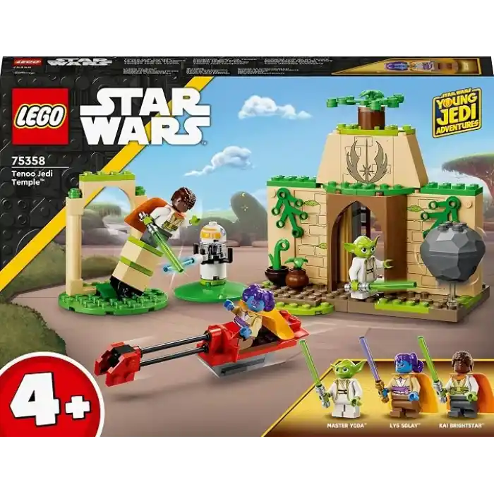 LEGO Star Wars Tenoo Jedi Temple 75358-4 Yaş ve Üzeri Star Wars Seven Çocuklar için Başlangıç Düzeyinde Yaratıcı Oyuncak Yapım Seti (124 Parça)
