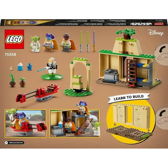 LEGO Star Wars Tenoo Jedi Temple 75358-4 Yaş ve Üzeri Star Wars Seven Çocuklar için Başlangıç Düzeyinde Yaratıcı Oyuncak Yapım Seti (124 Parça)