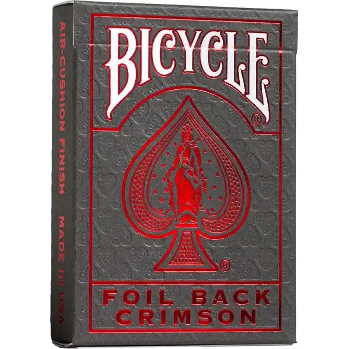 Bicycle Metalluxe Red Oyun Kartları