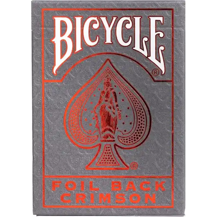 Bicycle Metalluxe Red Oyun Kartları