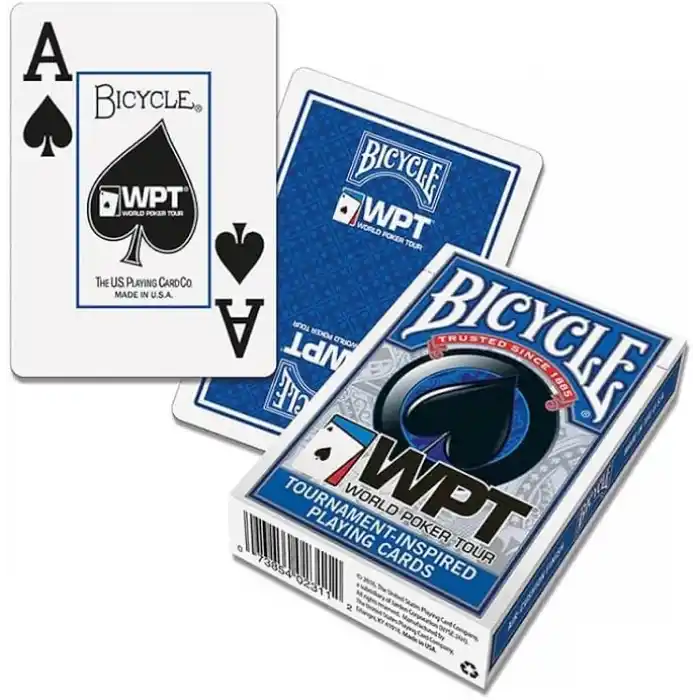 Bicycle WPT World Poker Tour Oyun Kartları, Kırmızı veya Mavi