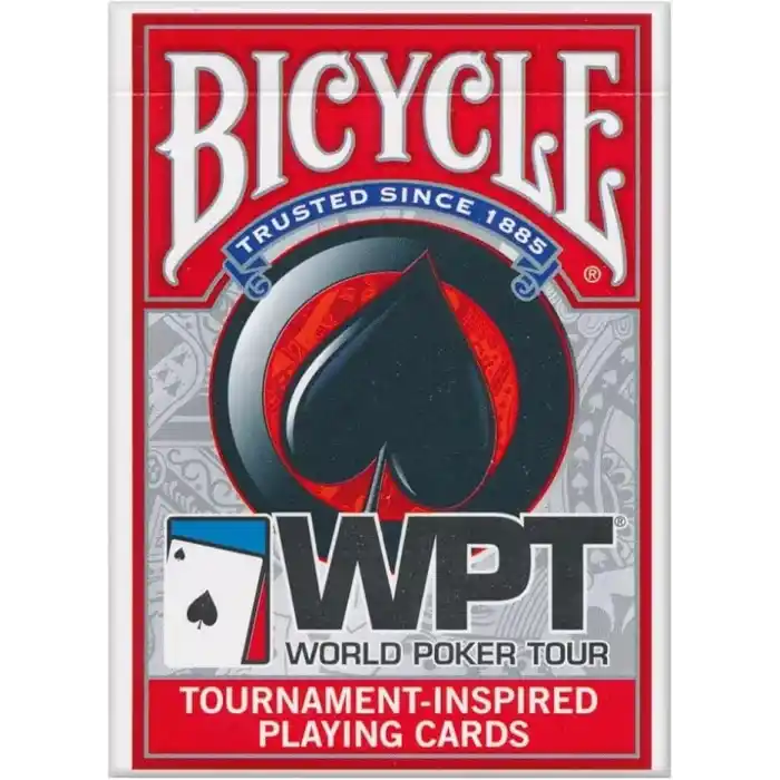 Bicycle WPT World Poker Tour Oyun Kartları, Kırmızı veya Mavi