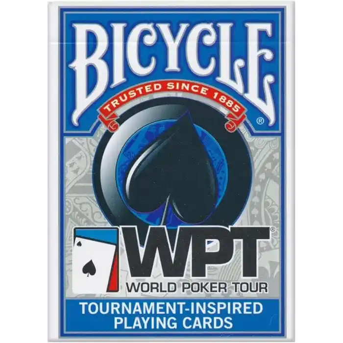 Bicycle WPT World Poker Tour Oyun Kartları, Kırmızı veya Mavi