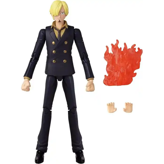 Anime Heroes Tek Parça Sanji 6.5” Aksiyon Figürü Standardı