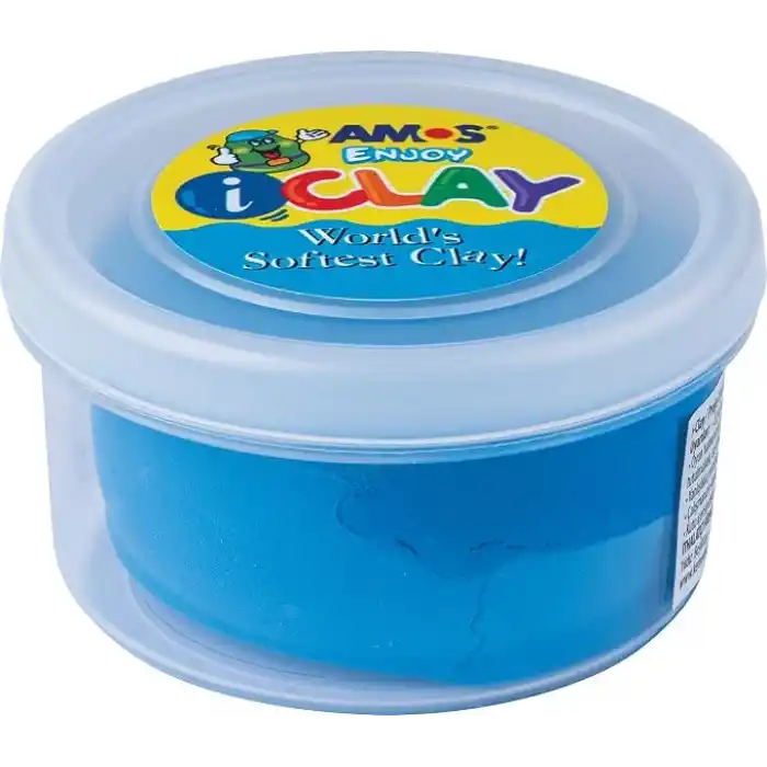 Amos Ic30P6 Proje Hamuru-I Clay 30Gr 6 Li Pet, 6 Renk Karışık, 30 Gram