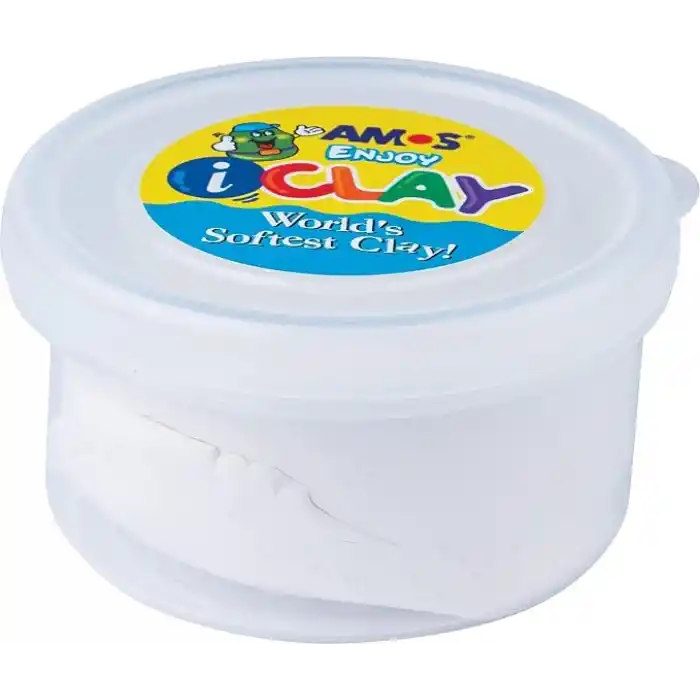 Amos Ic30P6 Proje Hamuru-I Clay 30Gr 6 Li Pet, 6 Renk Karışık, 30 Gram
