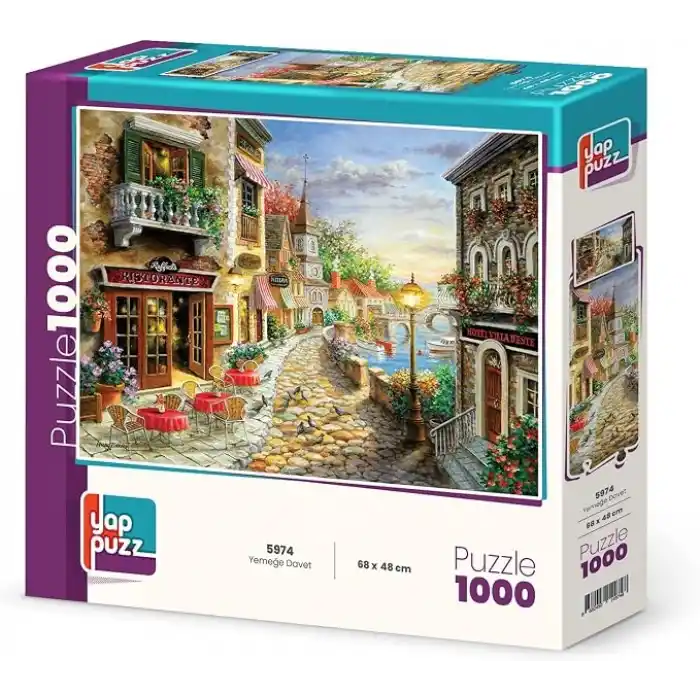 Yappuzz Yemeğe Davet 1000 Parça Puzzle