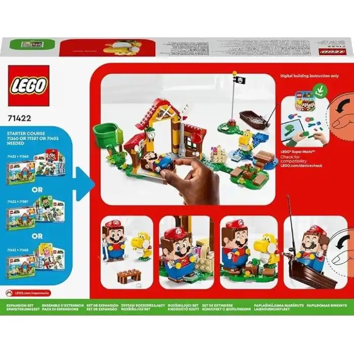 LEGO Super Mario Mario’nun Evinde Piknik Ek Macera Seti 71422 (259 Parça)