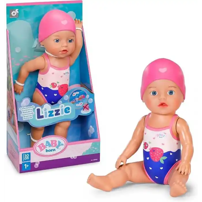 Zapf Creation Baby born 30cm Yüzen Bebek Lizzie, Oyuncak