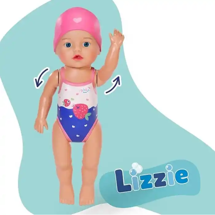 Zapf Creation Baby born 30cm Yüzen Bebek Lizzie, Oyuncak