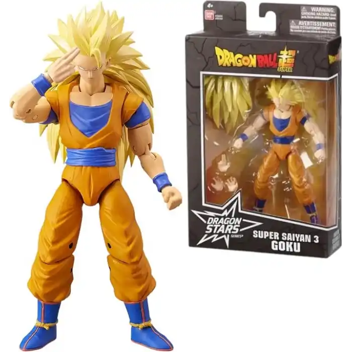 Bandai 16 Santimetre Dragon Ball Super Saiyan 3 Goku Poz Verilebilir Figür - Dragon Stars