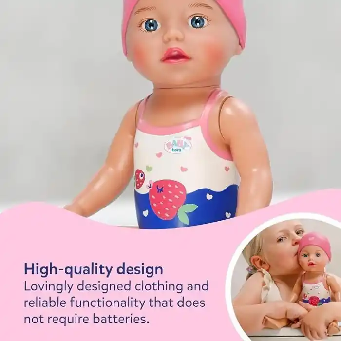 Zapf Creation Baby born 30cm Yüzen Bebek Lizzie, Oyuncak