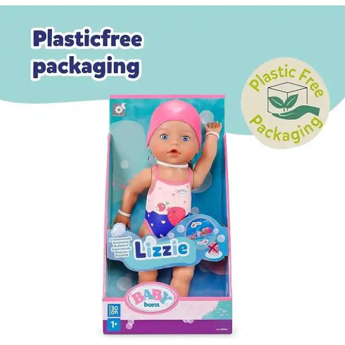 Zapf Creation Baby born 30cm Yüzen Bebek Lizzie, Oyuncak