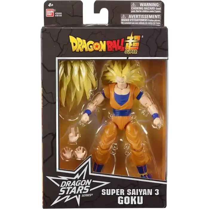 Bandai 16 Santimetre Dragon Ball Super Saiyan 3 Goku Poz Verilebilir Figür - Dragon Stars