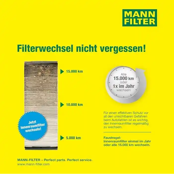 MANN-FILTER Karbonlu Kabin Filtresi CUK 24 013 (Hyundai)