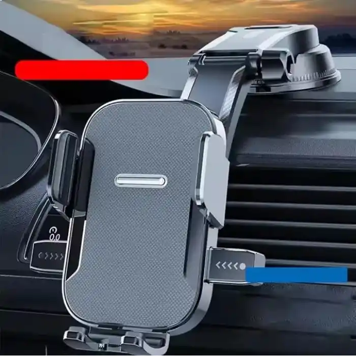 LivX 360° Dönebilen Araç Telefon Tutucu Hızlı Kilit Güçlü Tutuculuk LTP-01