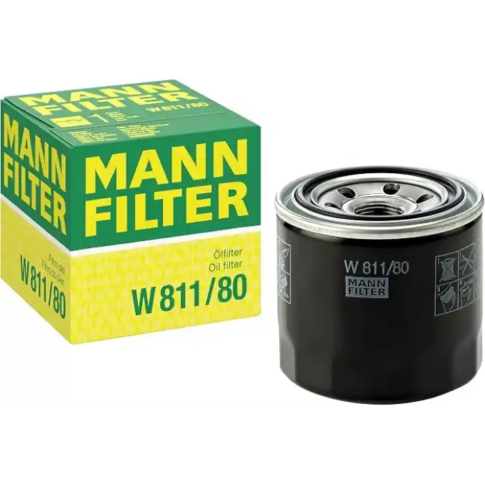 MANN-FILTER W 811/80 Yağ Filtresi (Hyundai)