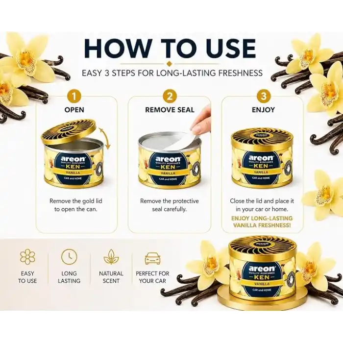 Areon Ken Blister Vanilla Araç Bardaklık Kokusu
