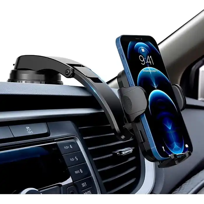 HP-A05 Otomatik Klipsli Araba Telefon Tutucu Ayarlanabilir Cam Ve Torpido Için Yüksek Kalite Tutucu