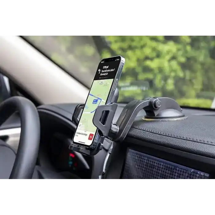 HP-A05 Otomatik Klipsli Araba Telefon Tutucu Ayarlanabilir Cam Ve Torpido Için Yüksek Kalite Tutucu