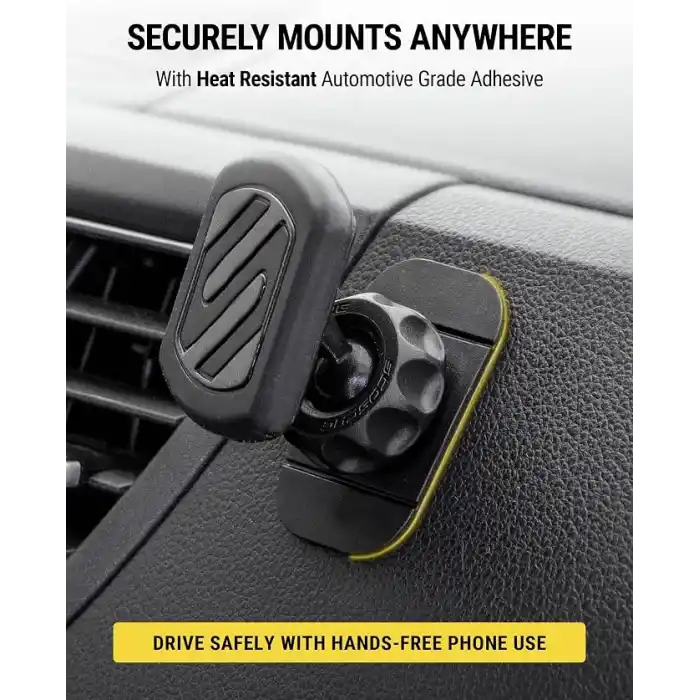 Scosche MAGDMB MagicMount 360 Derece Ayarlanabilir Kafalı Araç için Manyetik Telefon Tutucu