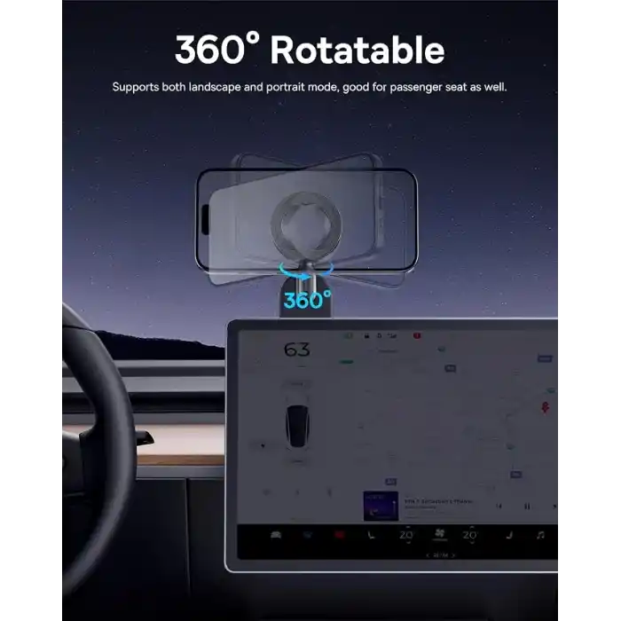 Baseus C02 Go Manyetik Araç Telefonu Tutacağı, 360° Dönebilen Mobil Tutucu, iPhone 15 Pro Max için Ultra Güçlü Mıknatıslı Bükülebilir Tasarım Araç Telefonu Tutacağı, Samsung S24 Ultra