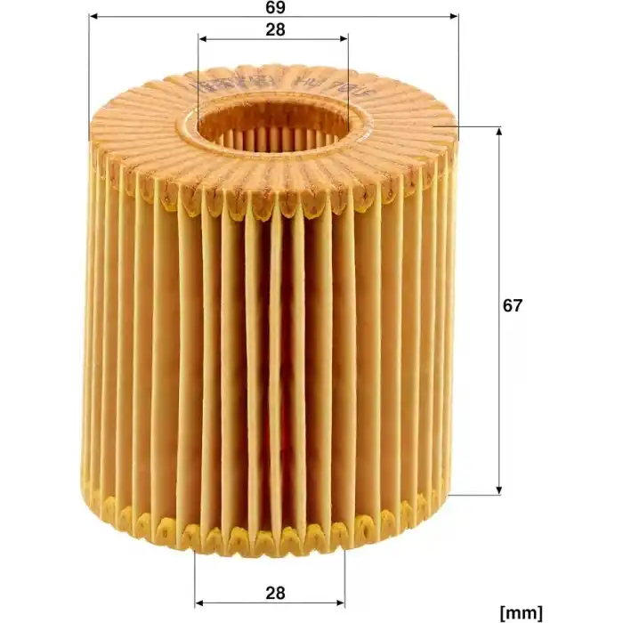 MANN-FILTER HU 7019 z Yağ Filtresi (Toyota)