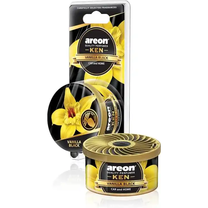 Areon Ken Blister Vanilla Black Araç Bardaklık Kokusu