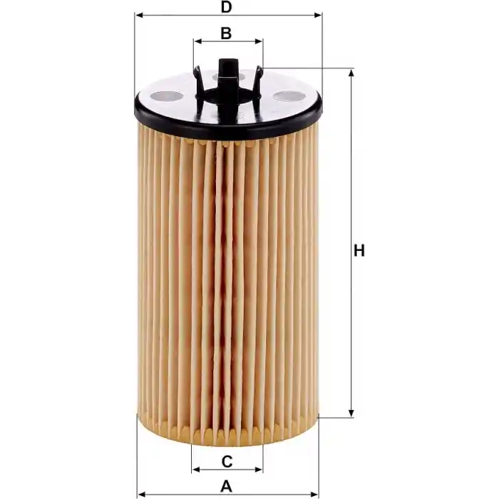 MANN-FILTER HU 612/2 x Yağ Filtresi (Opel)
