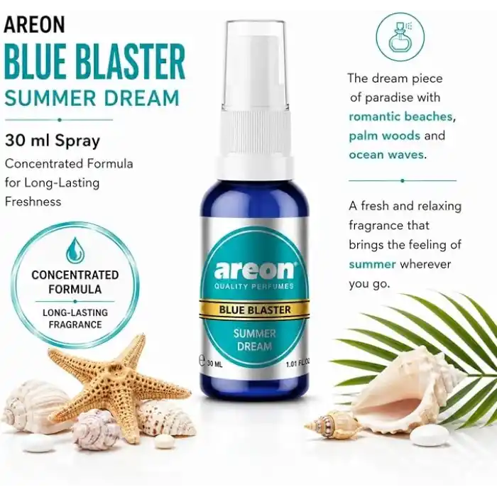 Areon 30 ml Blue Blaster Summer Dream Oto Araç Spreyi