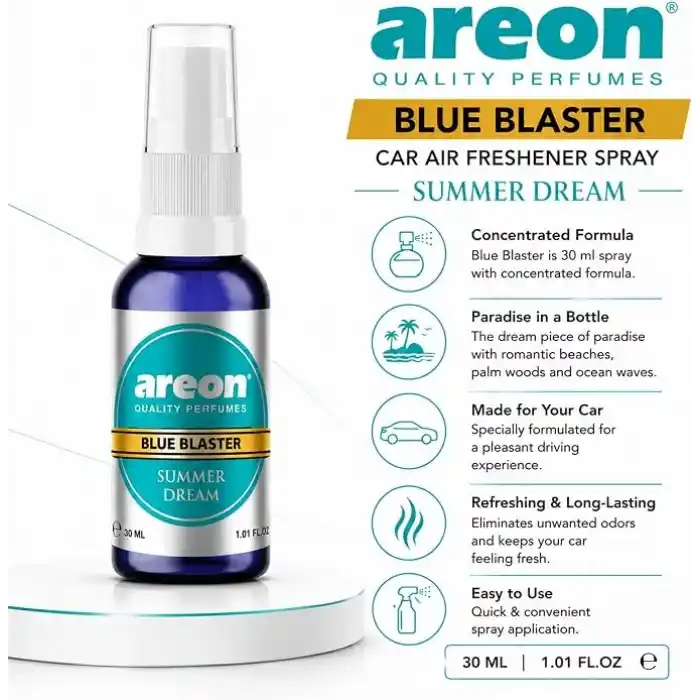Areon 30 ml Blue Blaster Summer Dream Oto Araç Spreyi