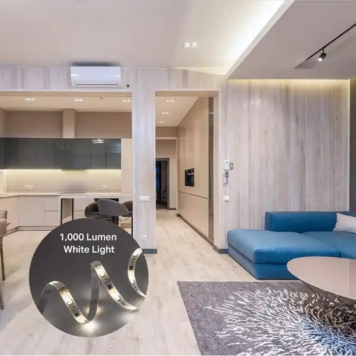 Tapo L930-5, Akıllı Wi-Fi Işık Şeridi, Çok Renkli, Wi-Fi Uygulama Kontrolü RGBW Çok Renkli LED Şerit, PU Kaplama, Müzikle Senkronizasyon, Alexa ve Google Home ve Apple HomeKit ile Çalışır