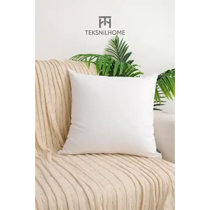 4 Adet Kırlent İç Yastık Boncuk Silikon 5 Ebat Premium Koltuk Dekor Yastığı- 45X45