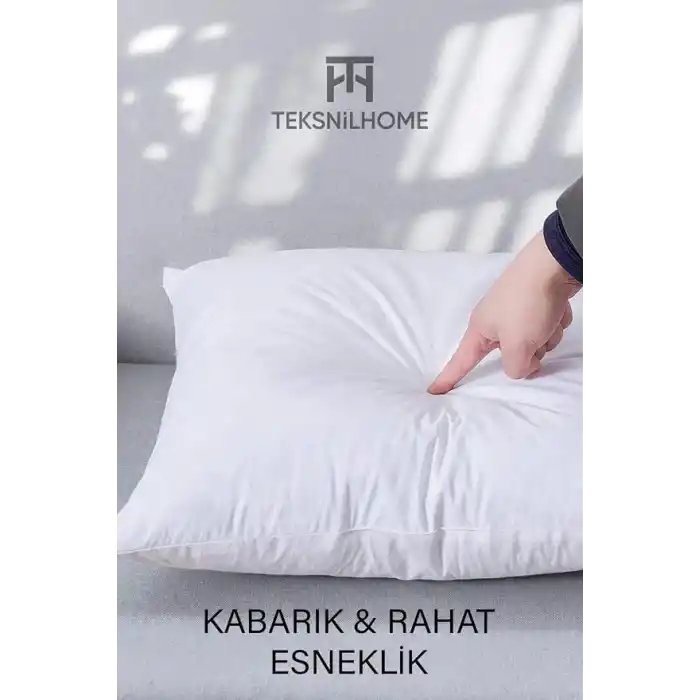 4 Adet Kırlent İç Yastık Boncuk Silikon 5 Ebat Premium Koltuk Dekor Yastığı- 45X45