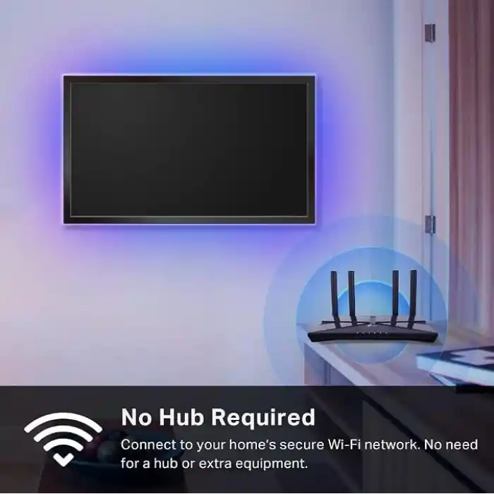 Tapo L930-5, Akıllı Wi-Fi Işık Şeridi, Çok Renkli, Wi-Fi Uygulama Kontrolü RGBW Çok Renkli LED Şerit, PU Kaplama, Müzikle Senkronizasyon, Alexa ve Google Home ve Apple HomeKit ile Çalışır