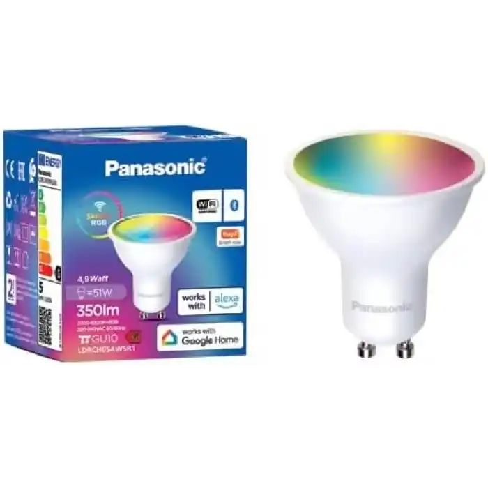 PANASONIC LED SMART BLUETOOTH WIFI RGB GU10 LAMP 4W