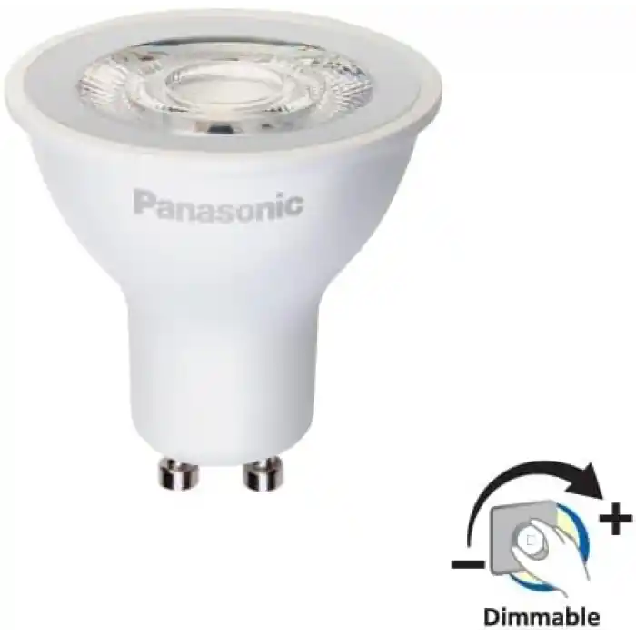 PANASONIC GU10 LED DİMLi LAMBA, SICAK BEYAZ IŞIK 4W 310LM 3000K