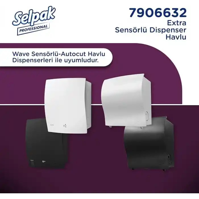 Selpak Professional Extra Sensörlü Havlu, 21 Cm, 85 Metre
