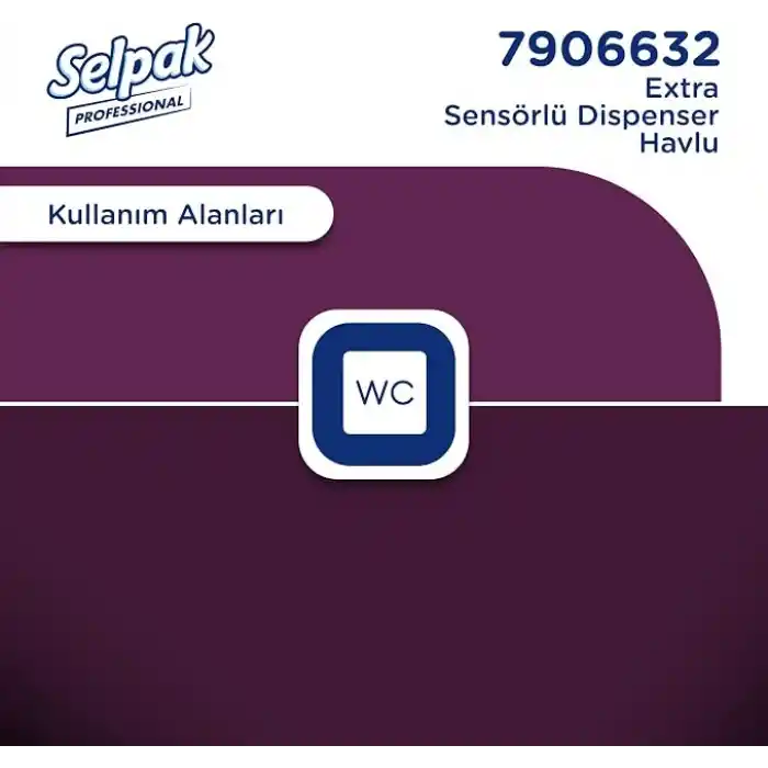 Selpak Professional Extra Sensörlü Havlu, 21 Cm, 85 Metre