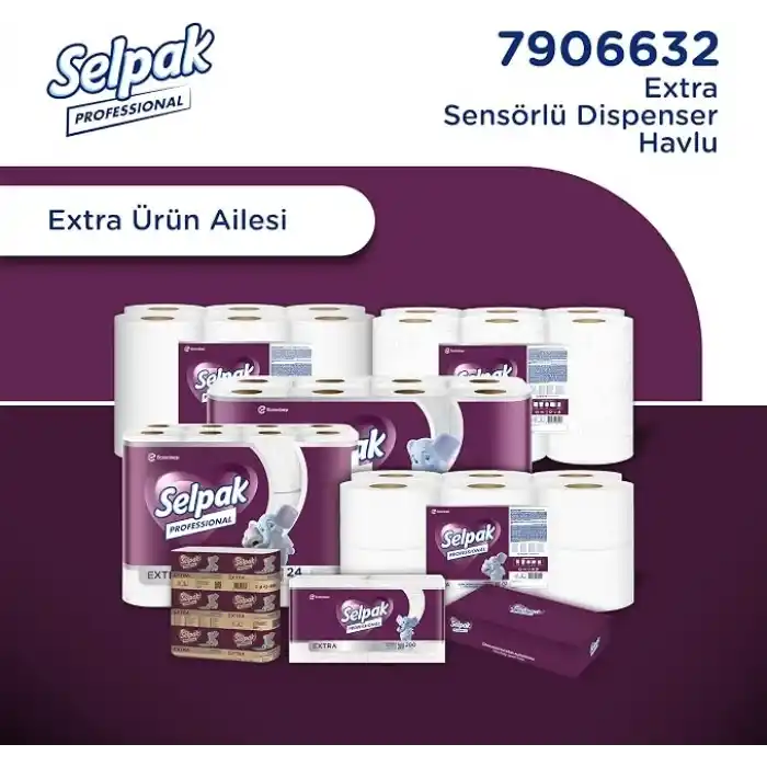 Selpak Professional Extra Sensörlü Havlu, 21 Cm, 85 Metre