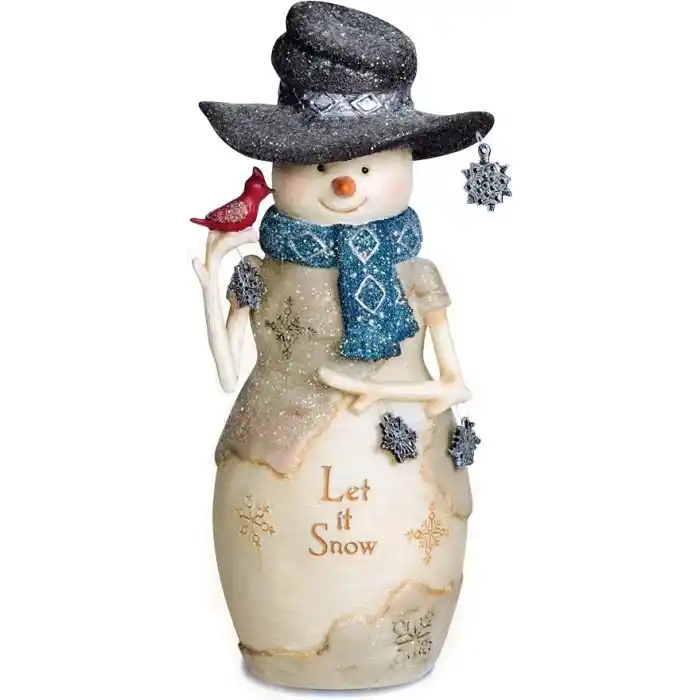 Pavilion Gift Company 81126 Let it Snow Schneemann Figur, 15,2 cm