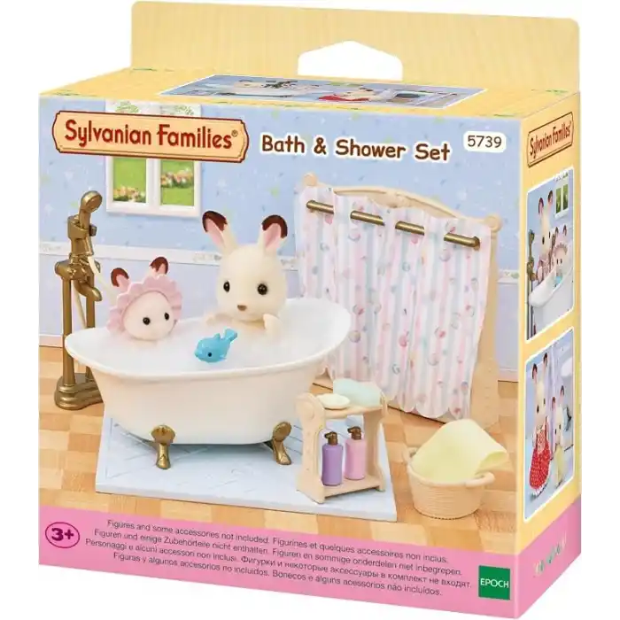 Sylvanian Families EPOCH Banyo Ve Duş Seti, Oyuncak